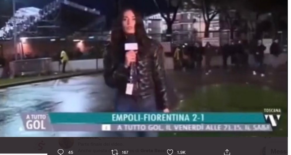 Kemenangan Empoli atas Fiorentina Dinodai Insiden Pelecehan terhadap Jurnalis Perempuan