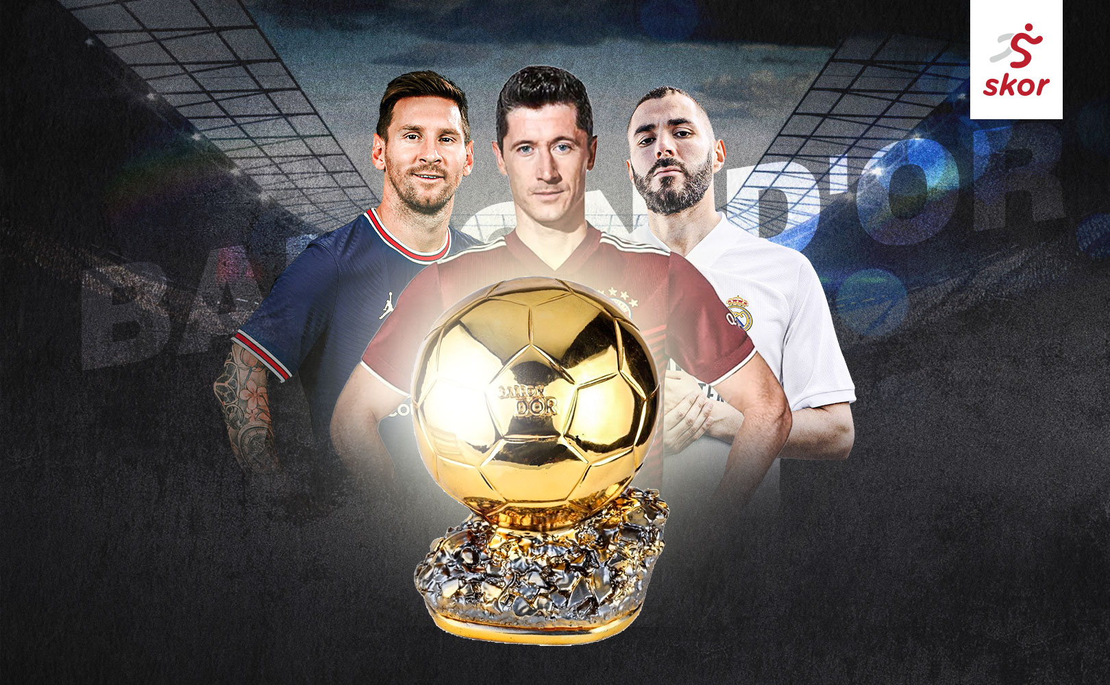 Ballon d'Or: Ini Rapor Karim Benzema, Robert Lewandowski, dan Lionel Messi pada 2021