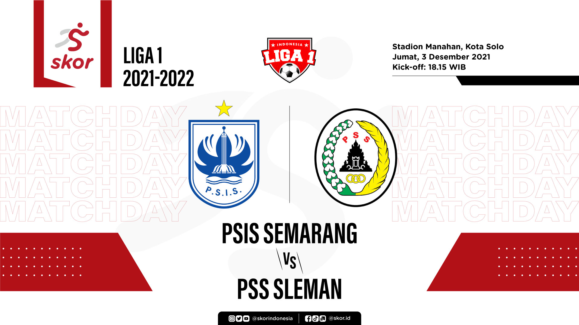 PSIS Semarang vs PSS Sleman: Prediksi dan Link Live Streaming
