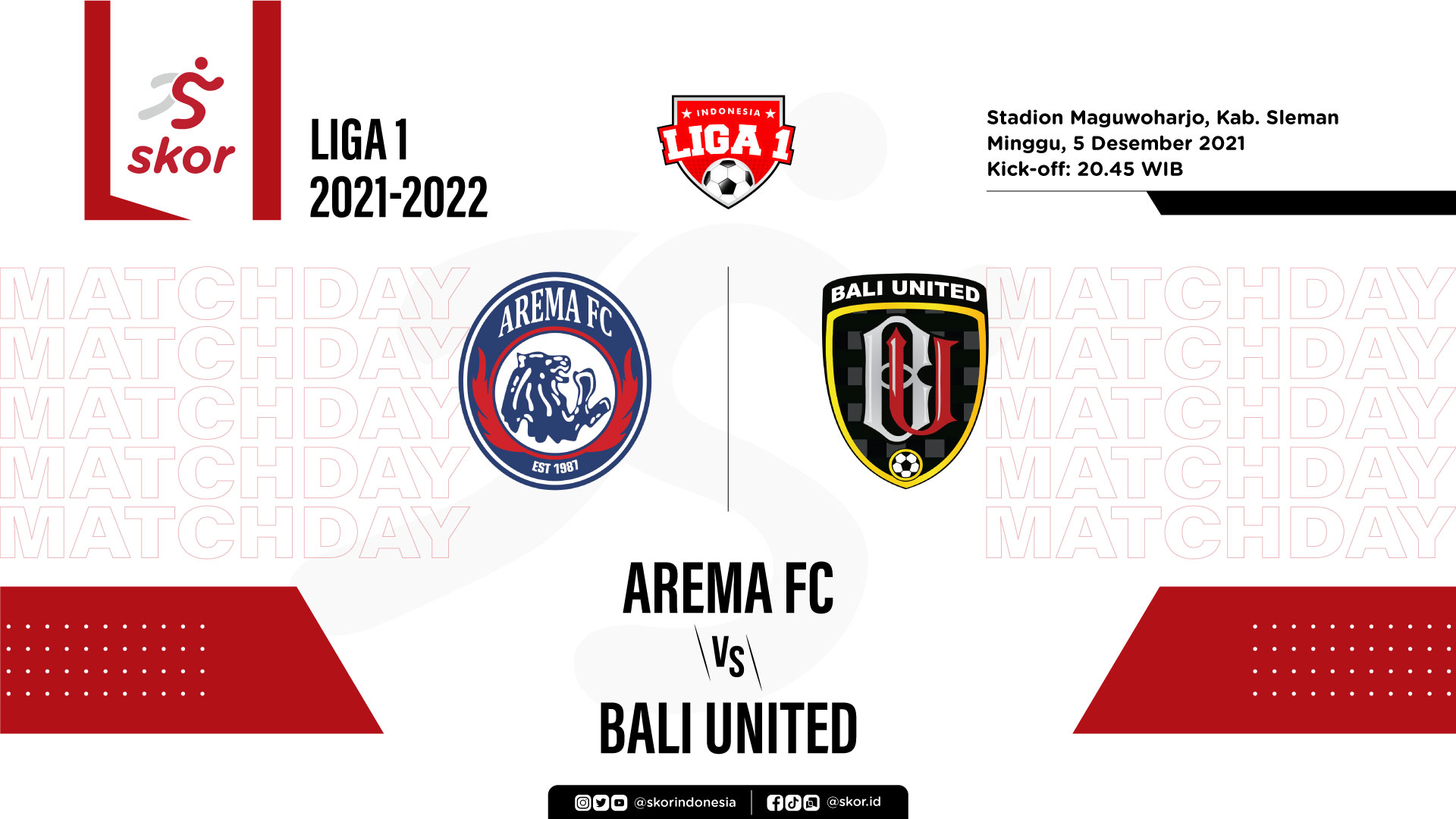 Arema FC vs Bali United: Prediksi dan Link Live Streaming