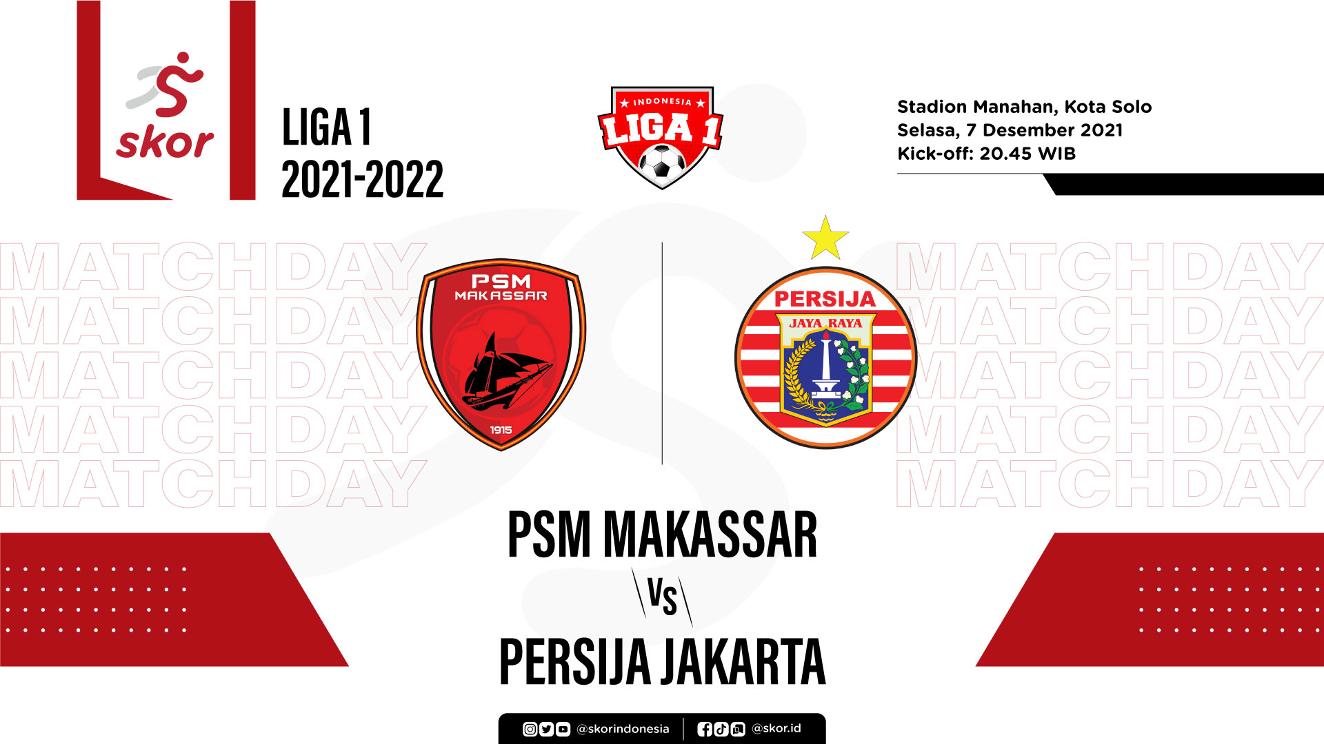PSM Makassar vs Persija: Prediksi dan Link Live Streaming