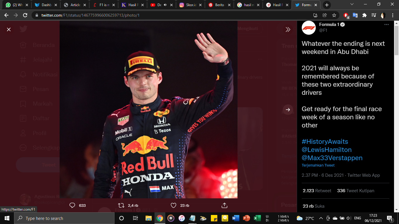 Max Verstappen: F1 Sekarang Bukan Perkara Balapan tetapi Hukuman