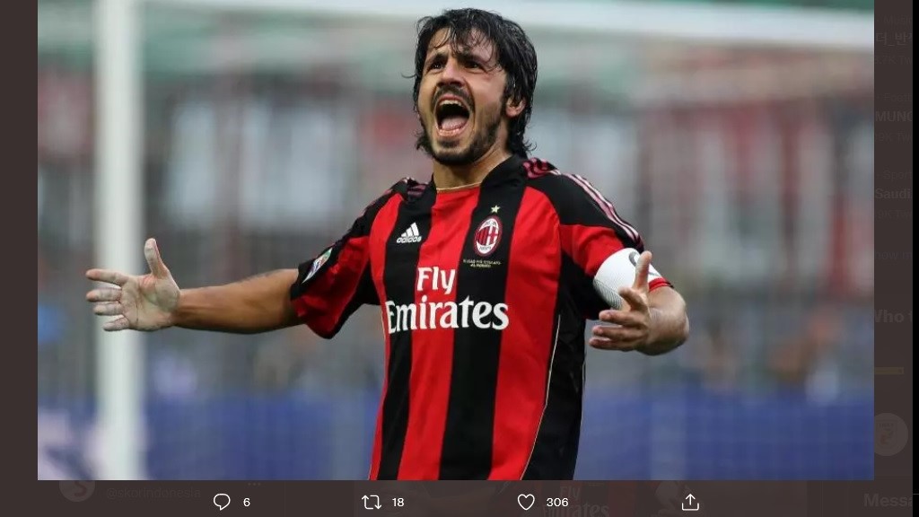 VIDEO: Aksi-Aksi Terbaik Gennaro Gattuso saat Bermain di AC Milan