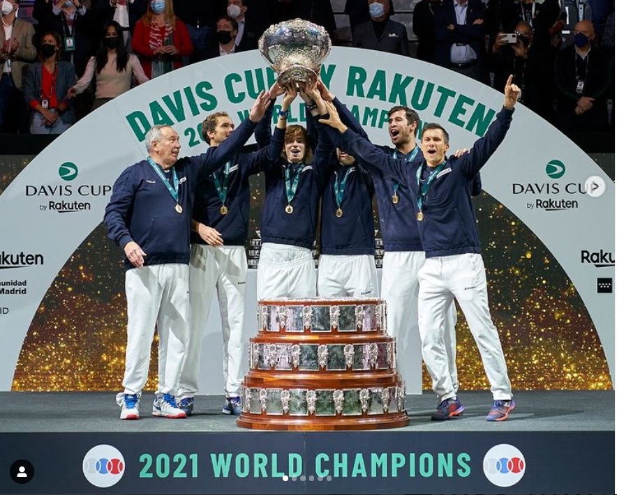 Tekuk Kroasia, Rusia Segel Juara Davis Cup 2021