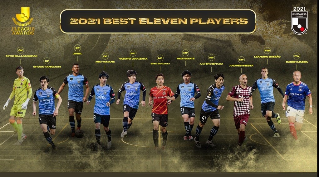 J.League Award 2021: Ada 7 Bintang Kawasaki Frontale dalam Skema Tim Terbaik