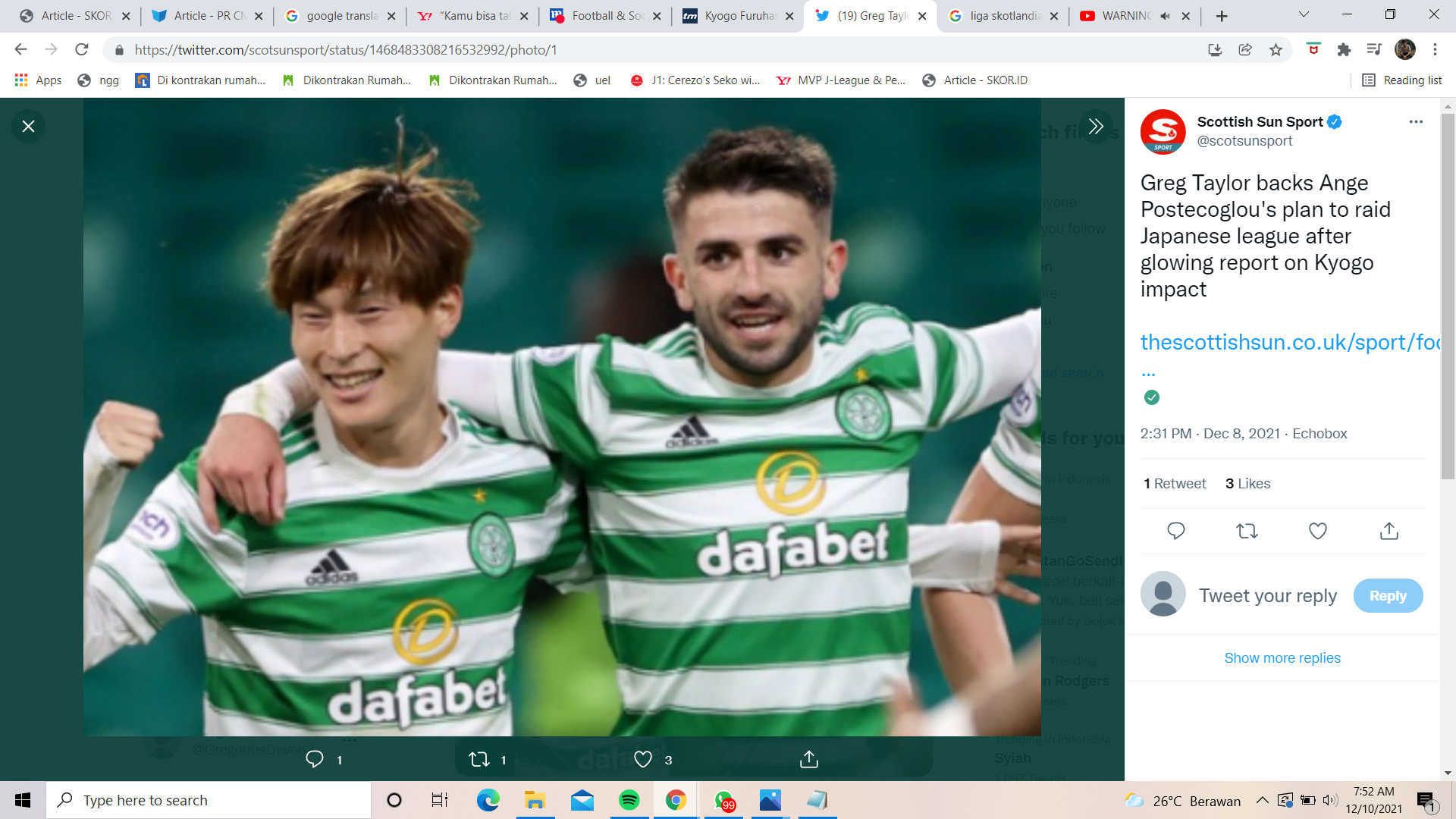 Ikatan Kuat Antara J.League dengan Celtic