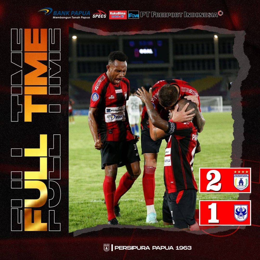 Kemenangan Lawan Bhayangkara FC Melecut Semangat Persipura Bertahan di Liga 1
