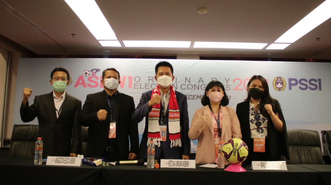 Pengurus Asosiasi Sepak Bola Wanita Indonesia 2021-2025 Resmi Terbentuk