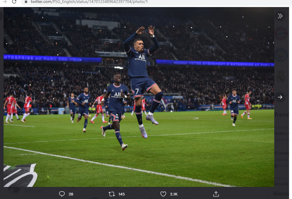 VIDEO: Gol Terbaik Paris Saint-Germain Tahun 2021