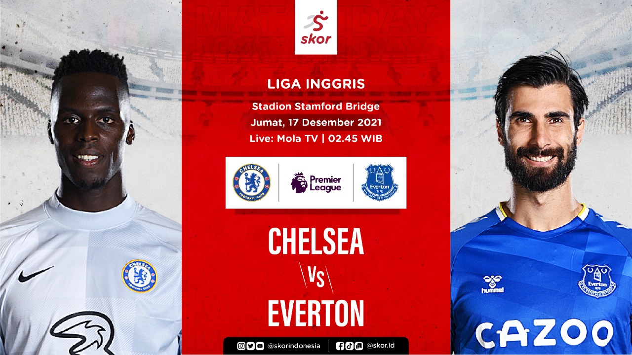 Link Live Streaming Chelsea vs Everton di Liga Inggris