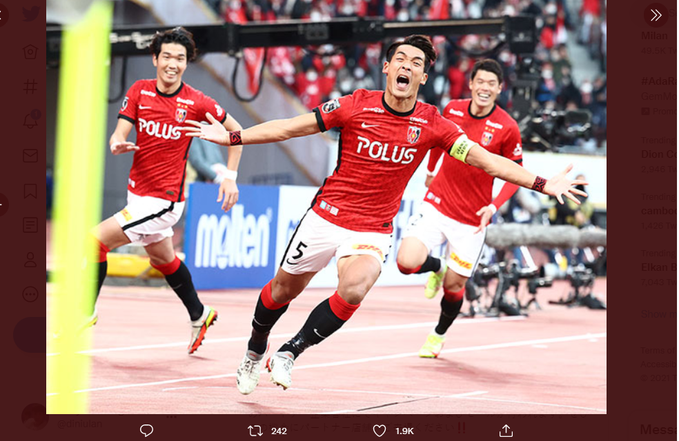 Kado Perpisahan Indah Tomoaki Makino, Cetak Gol Emas dan Antar Urawa Reds Juara Piala Kaisar