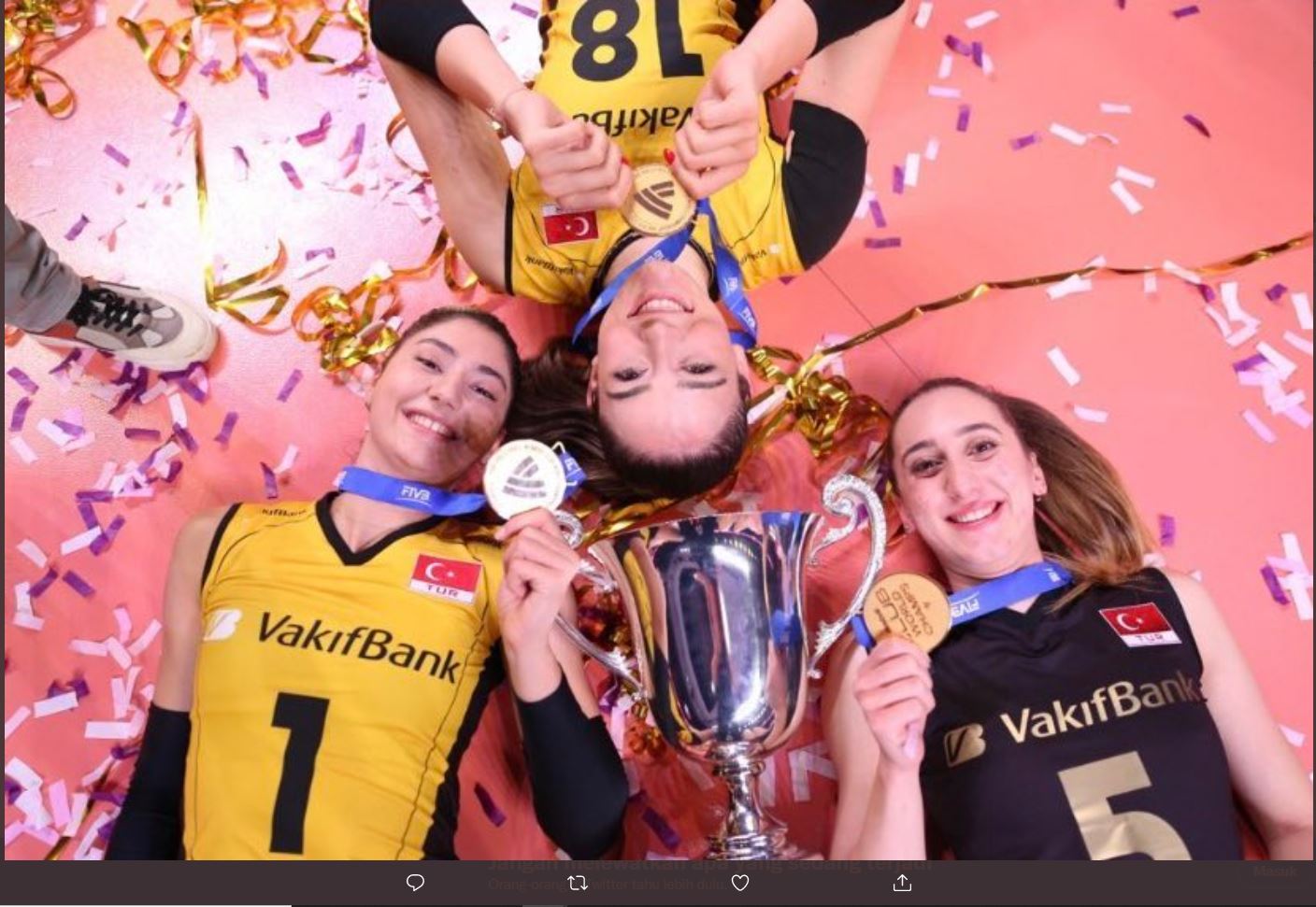 Vakifbank Juara, Turki Makin Tancapkan Dominasi di Kejuaraan Dunia Antarklub Voli Putri