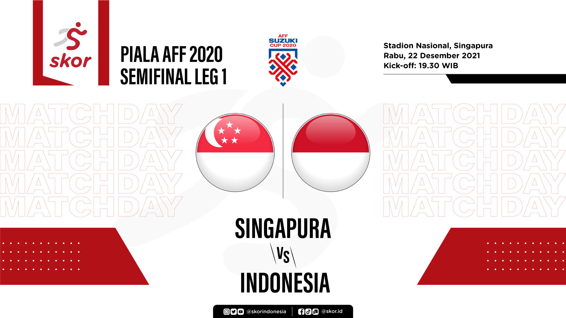 Skor Indeks Semifinal Piala AFF 2020: Rating Pemain Singapura vs Indonesia