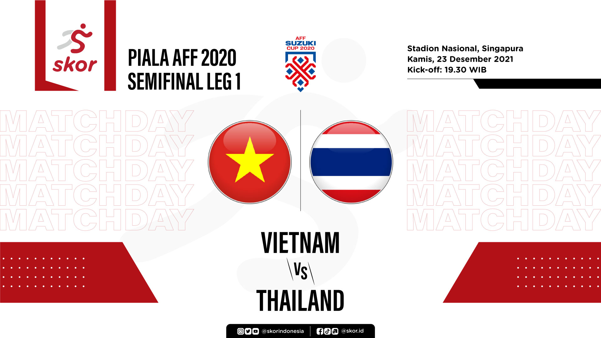 Vietnam vs Thailand: Prediksi dan Link Live Streaming