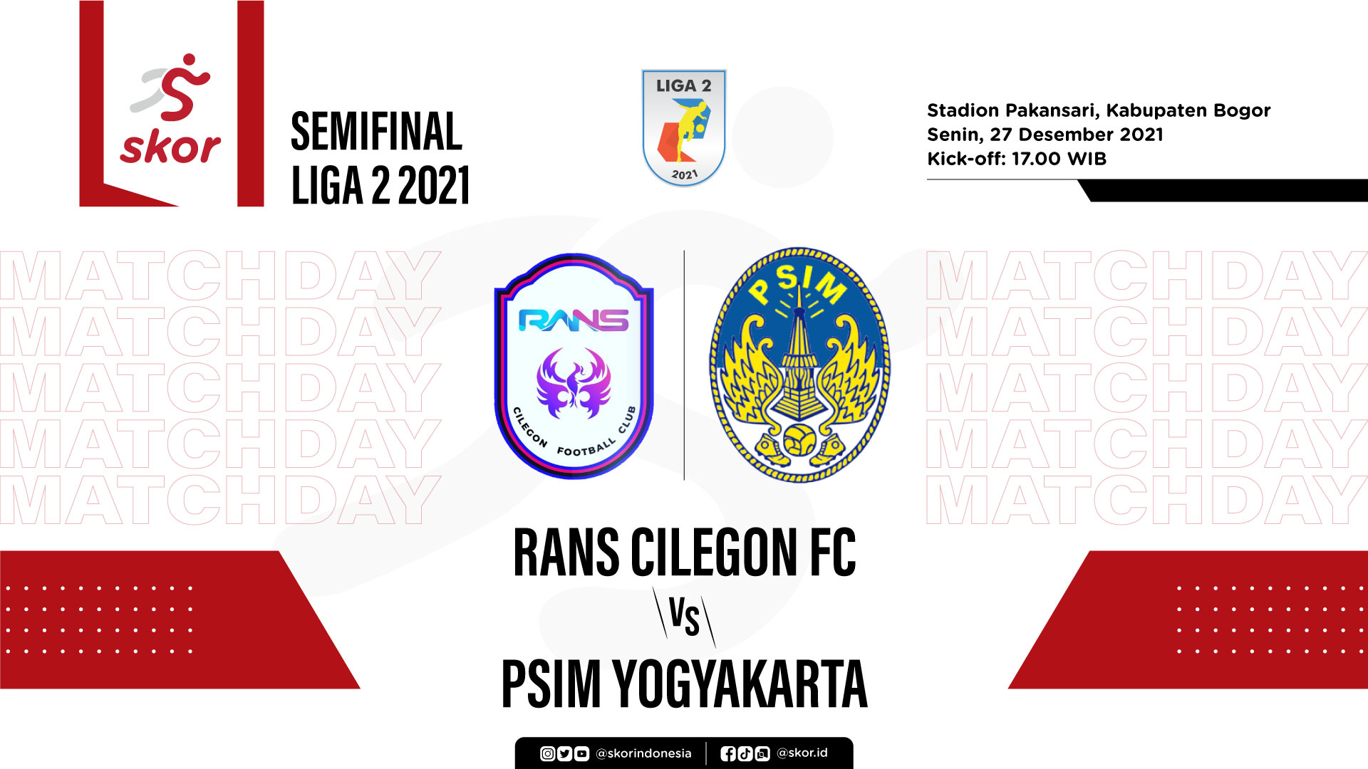 Rans Cilegon FC vs PSIM Yogyakarta: Prediksi dan Link Live Streaming