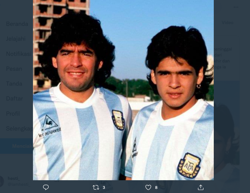 Kabar Duka: Hugo Maradona, Adik Bungsu Diego Maradona Tutup Usia