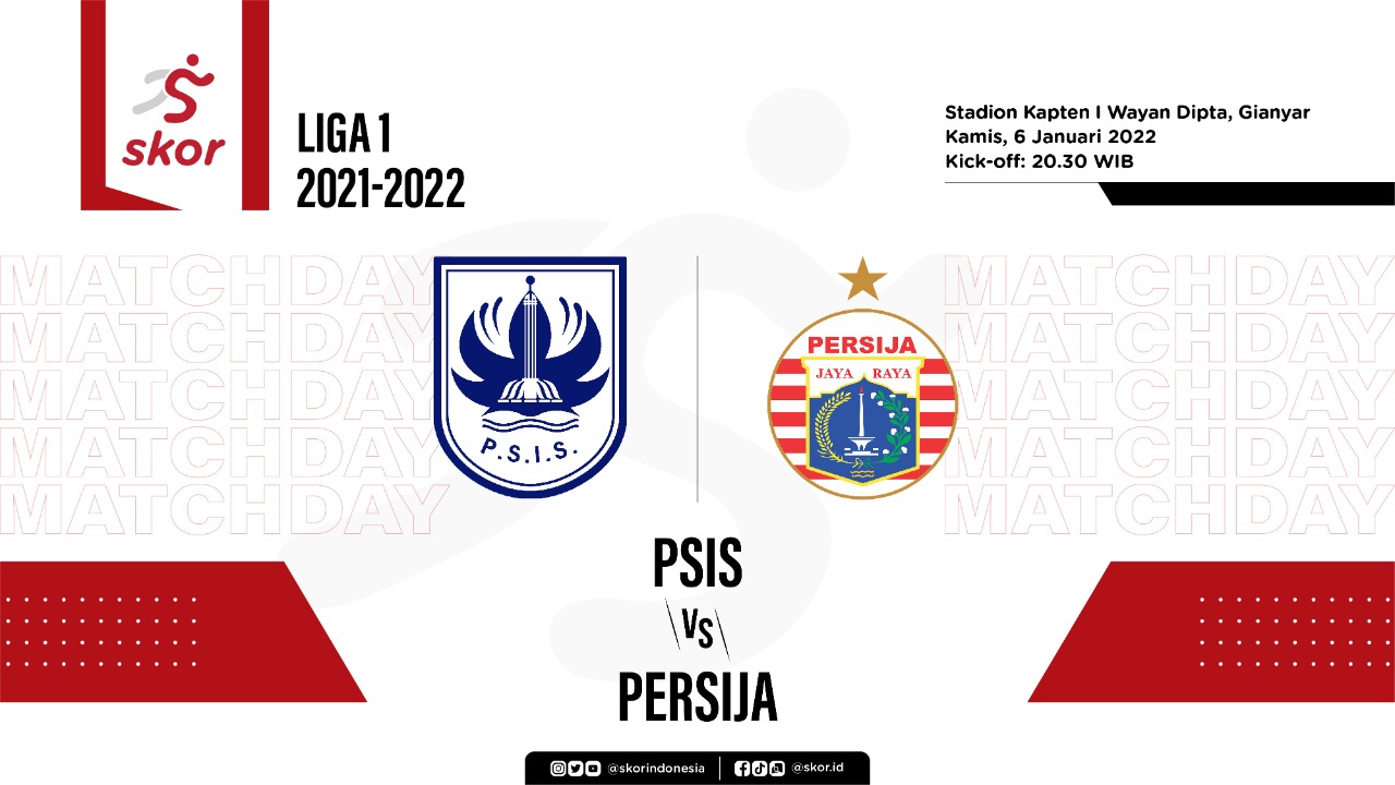 Skor Indeks Liga 1 2021: MoTM dan Rating Pemain PSIS Semarang vs Persija