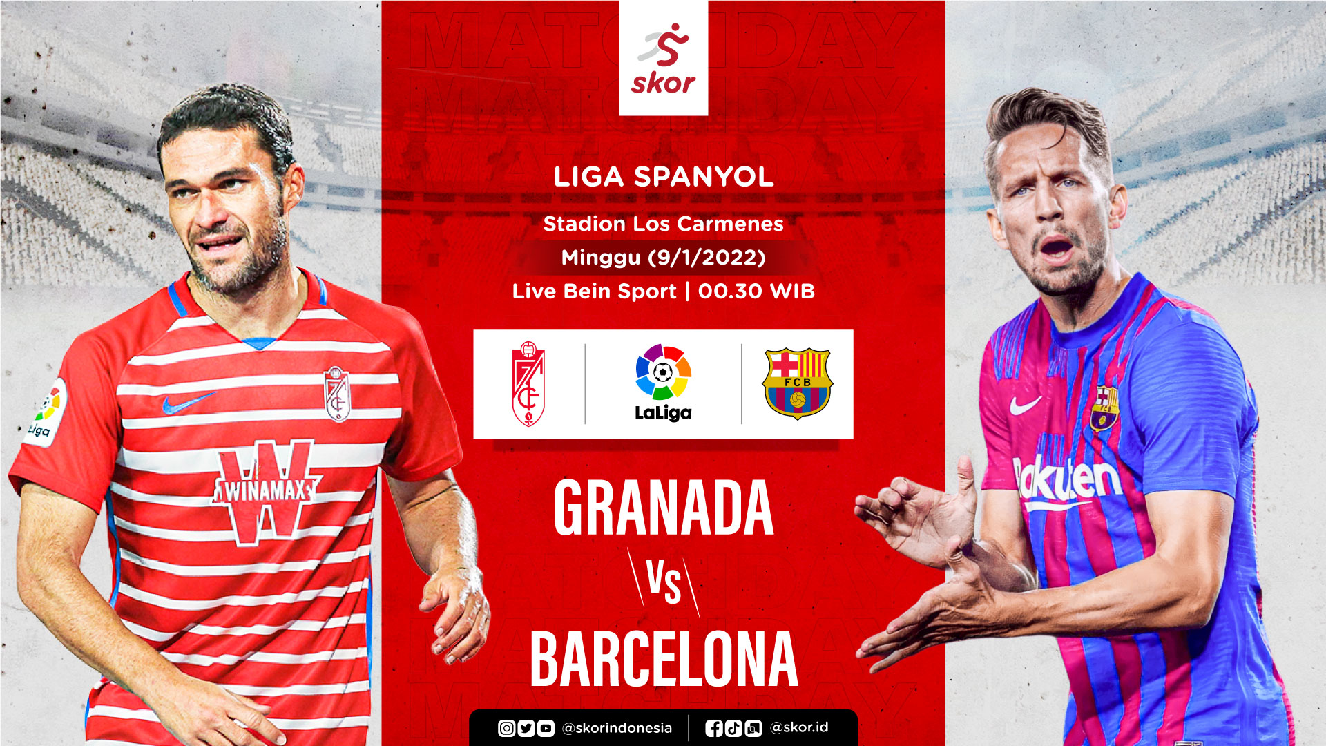 Link Live Streaming Granada vs Barcelona di Liga Spanyol