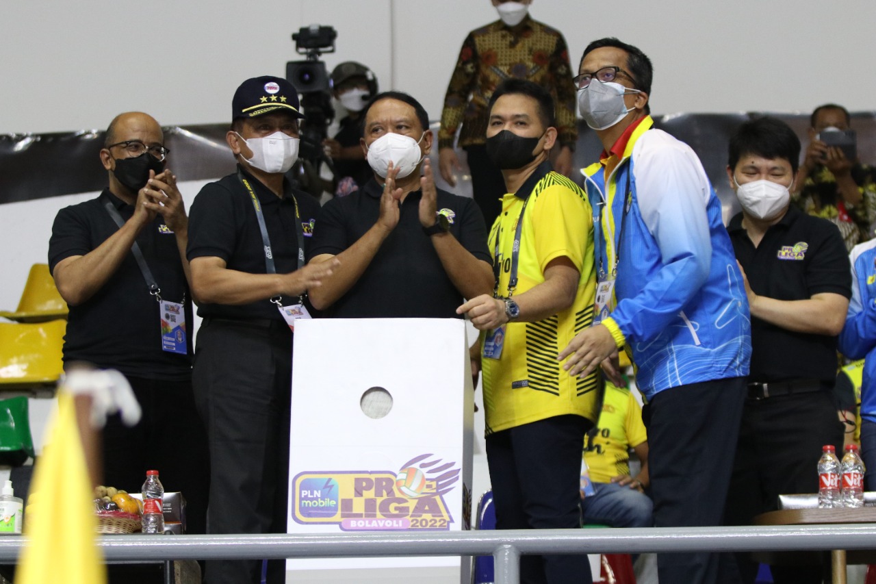 Buka Proliga 2022, Menpora Berharap Tim Voli Indonesia Pertahankan Emas SEA Games