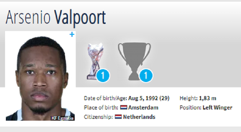 5 Fakta Pemain Baru Persebaya Arsenio Valpoort, Salah Satunya Cetak Gol di Liga Europa
