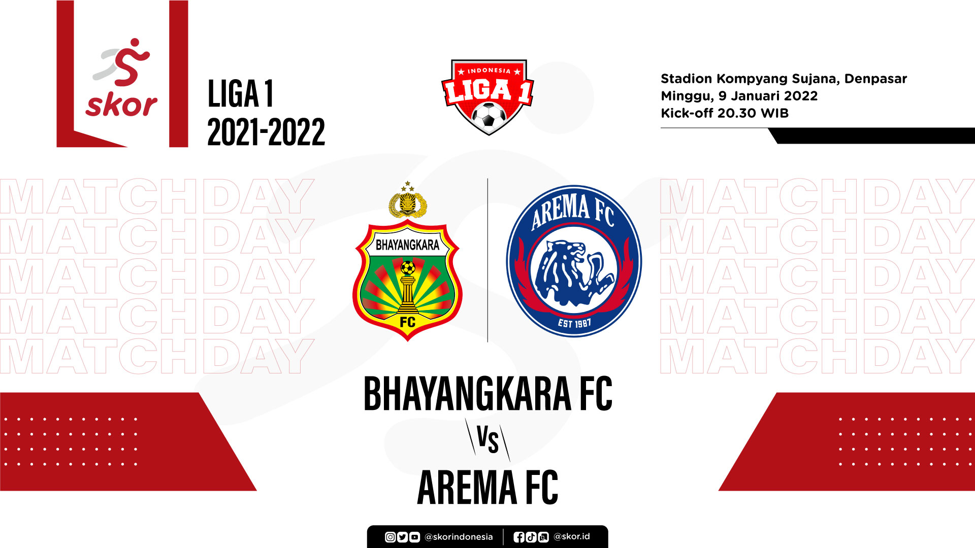 Hasil Bhayangkara FC vs Arema FC: Singo Edan Rebut Puncak Klasemen Liga 1