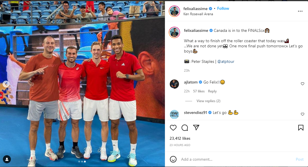 Tumbangkan Spanyol di Final ATP Cup 2022, Kanada Catat Sejarah 