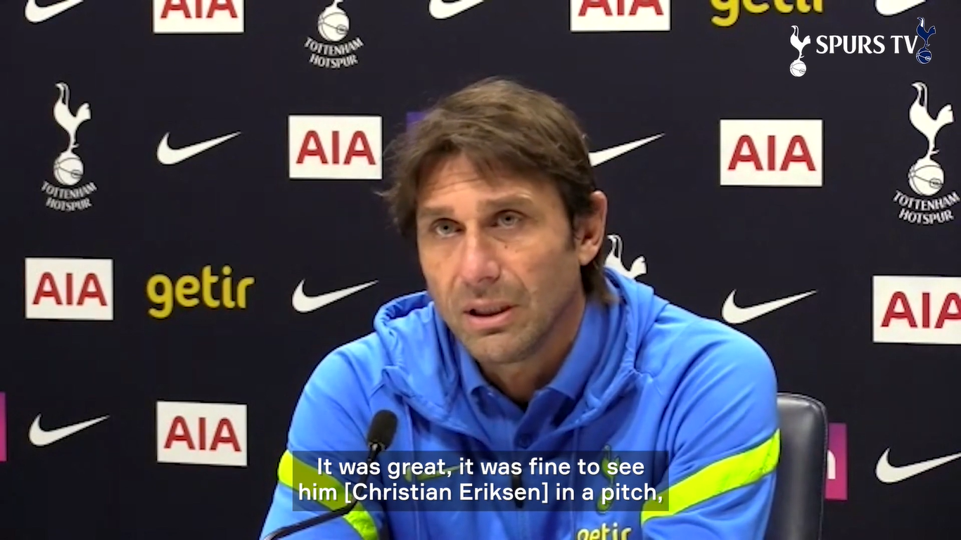 VIDEO: Pelatih Tottenham Hotspur Bahagia Christian Eriksen Sudah Kembali Berlatih