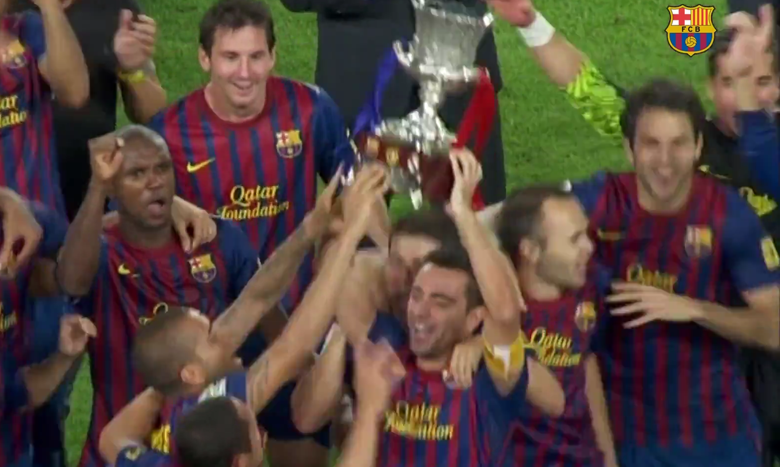 VIDEO: Momen Barcelona Raih Gelar Piala Super Spanyol ke-10