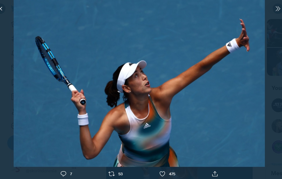 Australian Open 2022: Garbine Muguruza Menang, Petra Kvitova Tumbang 