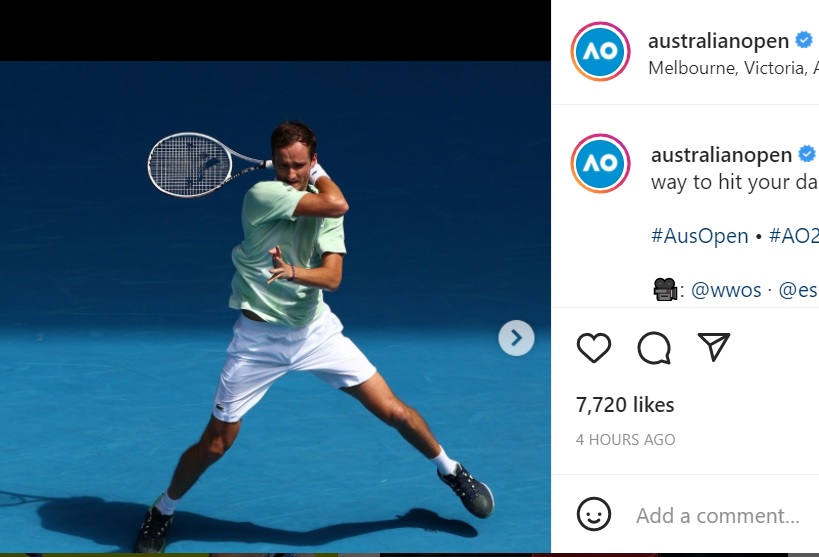 Australian Open 2022: Daniil Medvedev dan Andy Murray Sukses Melenggang ke Babak Kedua