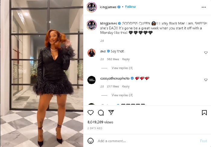 LeBron James Bikin Kejutan di Instagram, Posting Video Tampilan Sang Istri yang Memukau