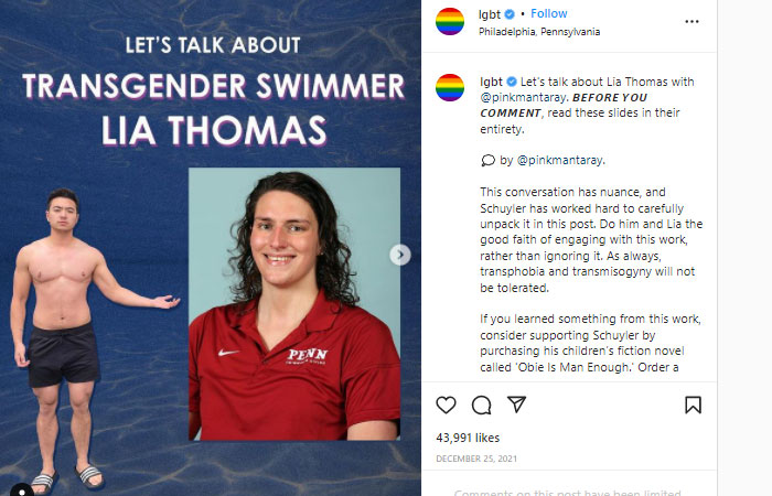 Bintang Renang Kontroversial Kampus Dikalahkan Sesama Atlet Transgender