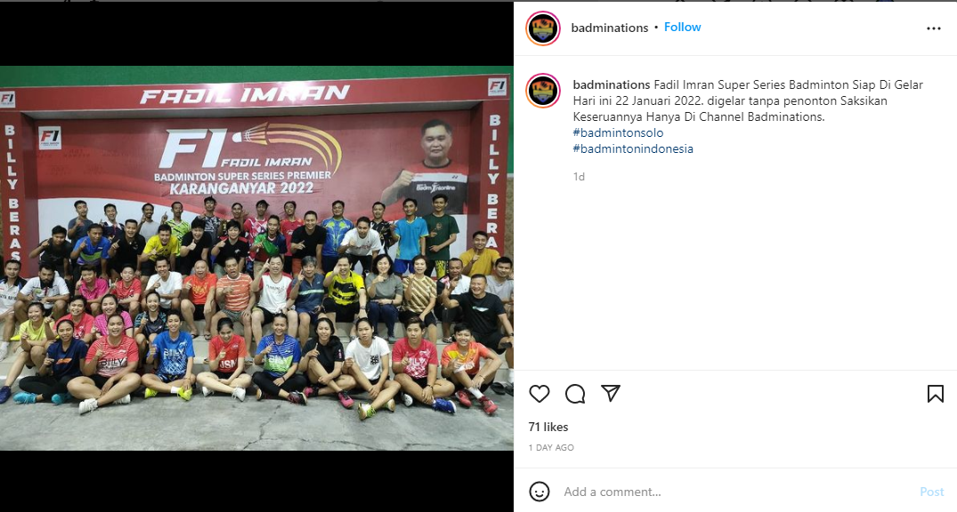 Juragan Beras Sragen Gelar Kejuaraan untuk Legenda Bulu Tangkis Indonesia