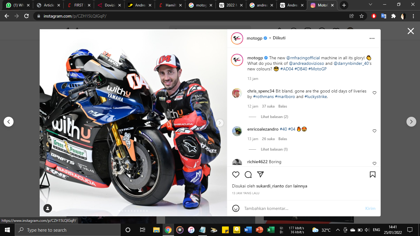 Andrea Dovizioso Berpeluang Lampaui Valentino Rossi di MotoGP 2022, Ini Syaratnya