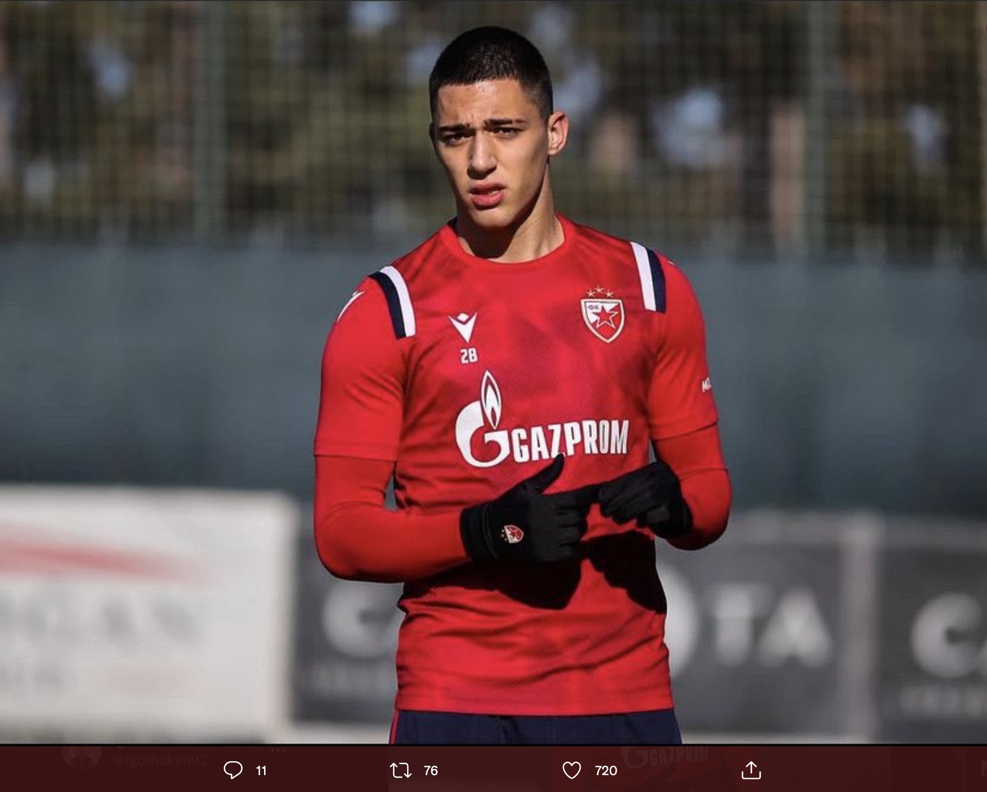 AC Milan Segera Dapatkan Wonderkid Red Star Belgrade Marko Lazetic