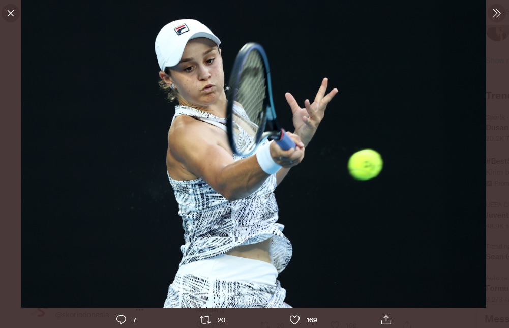Australian Open 2022: Ashleigh Barty Belum Terbendung, Madison Keys Ulang Pencapaian Terbaik