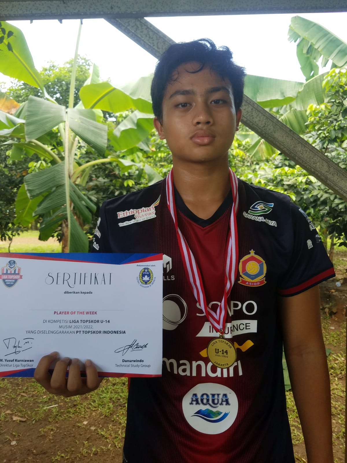 POTW Pekan 7 Grup Top Liga TopSkor U-14: Salman Da’an Wijaya