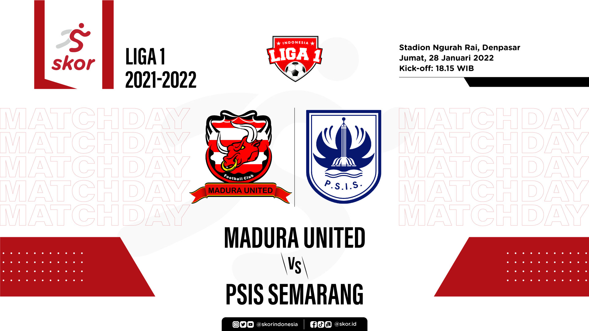 Madura United vs PSIS Semarang: Prediksi dan Link Live Streaming