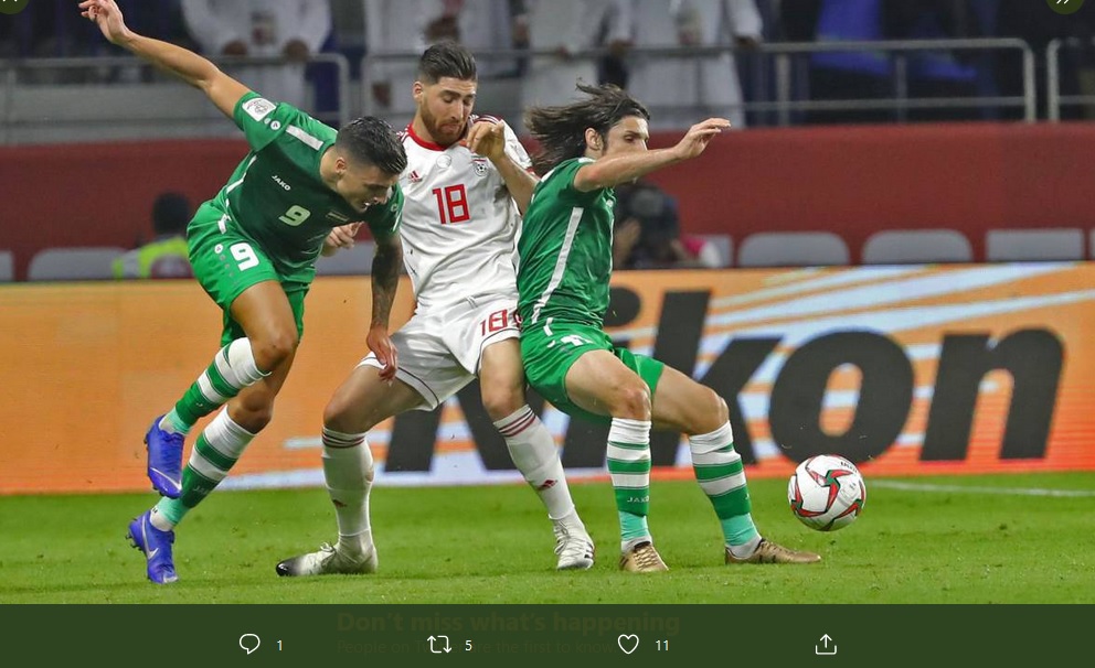 Kualifikasi Piala Dunia 2022 Zona Asia: Derbi Panas Iran vs Irak