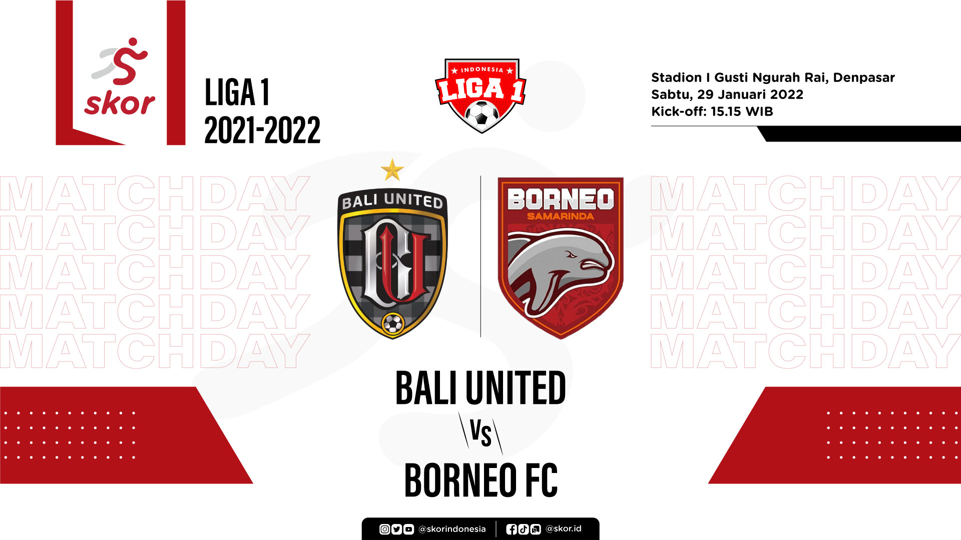 Bali United vs Borneo FC: Prediksi dan Link Live Streaming