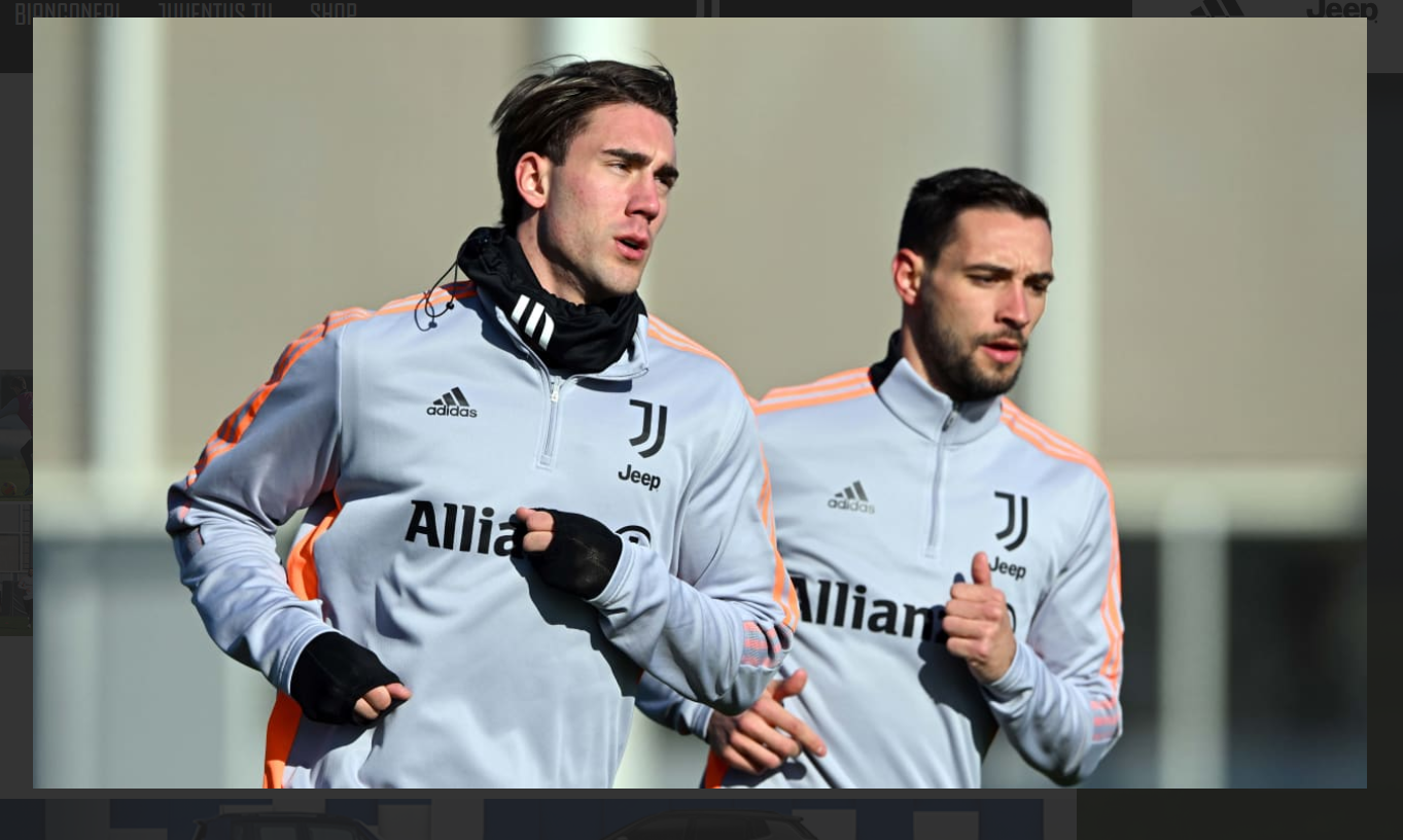 Dusan Vlahovic Langsung Ikuti Sesi Latihan Juventus