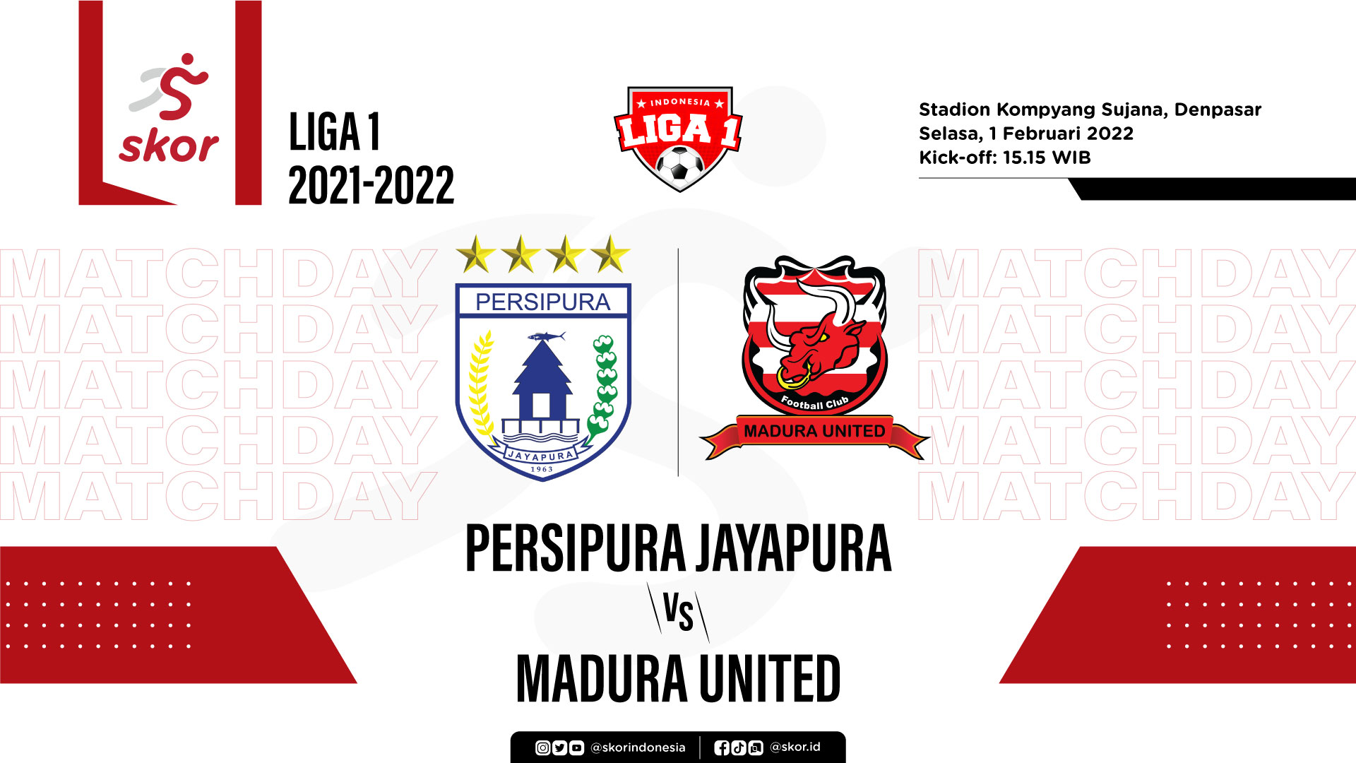 Persipura Jayapura vs Madura United: Prediksi dan Link Live Streaming