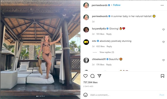 Perrie Edwards Pamer Bodi Kencang dengan Berbikini setelah Lima Bulan Melahirkan