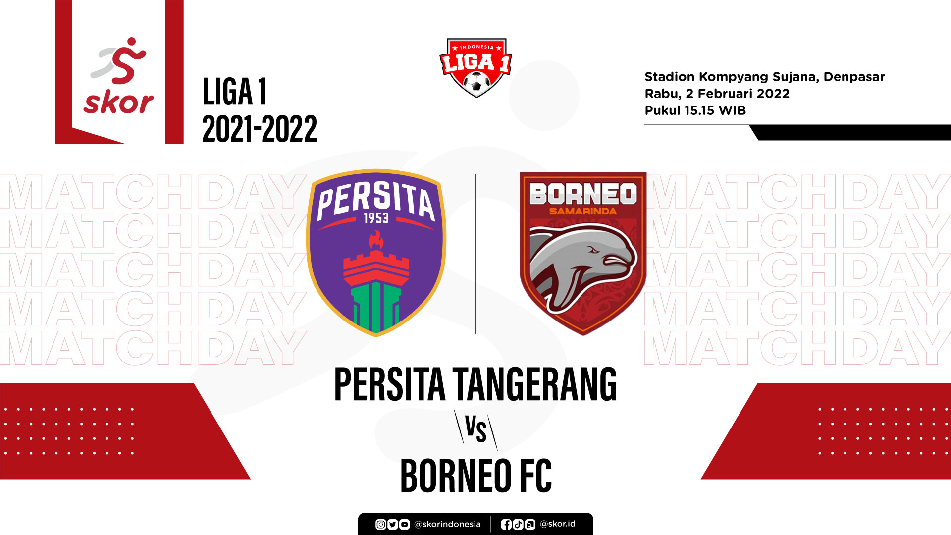Persita vs Borneo FC: Prediksi dan Link Live Streaming