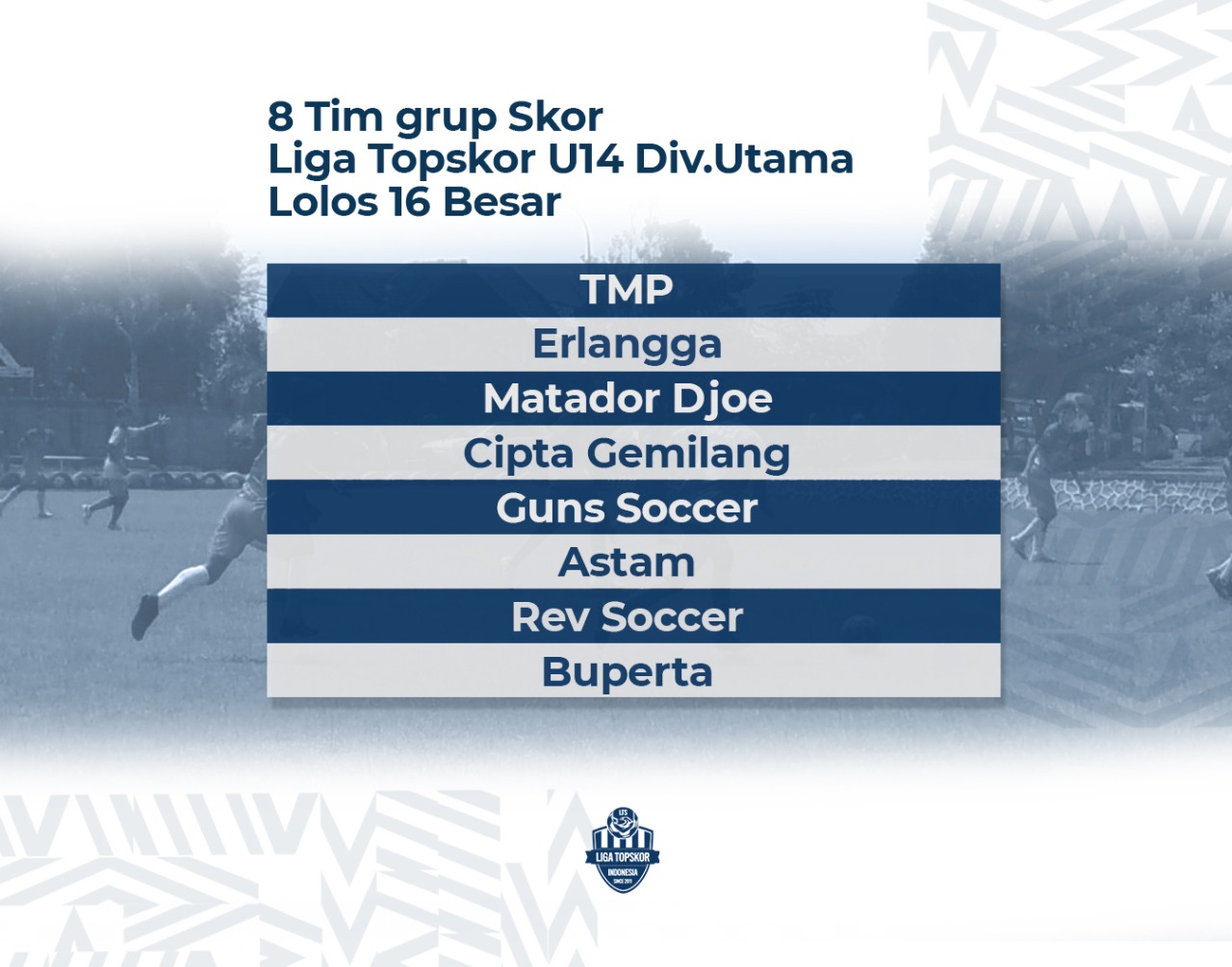 Liga TopSkor U-14: Babak Penyisihan Grup Selesai, Ini Daftar Tim Skor yang Lolos 16 Besar