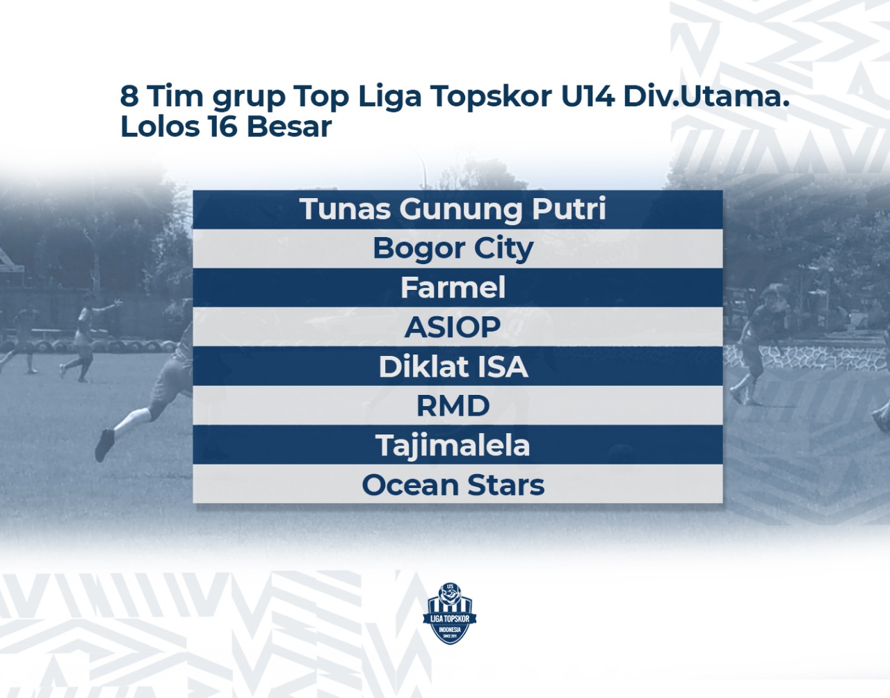 Liga TopSkor U-14: Fase Penyisihan Usai, Berikut Daftar Tim Grup Top yang Lolos 16 Besar