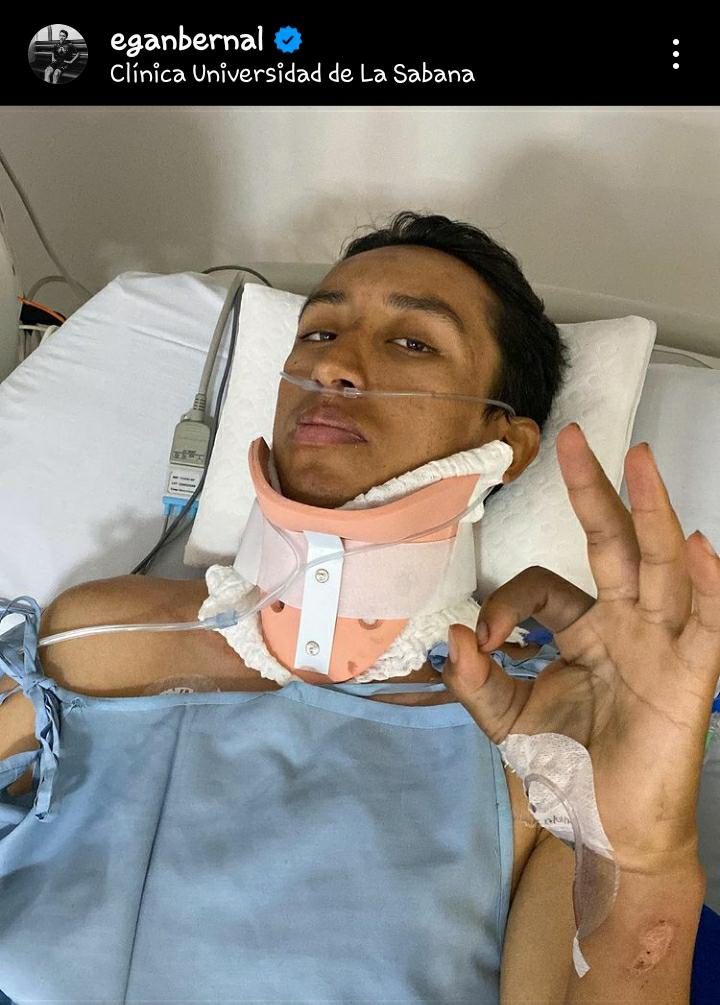 Imbas Kecelakaan, Egan Bernal Kembali Jalani Operasi Tulang Belakang