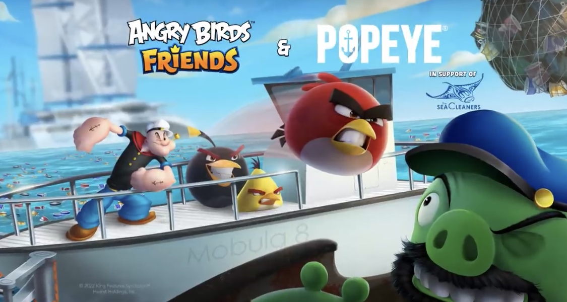 Angry Birds Friends Jalin Kolaborasi dengan Popeye