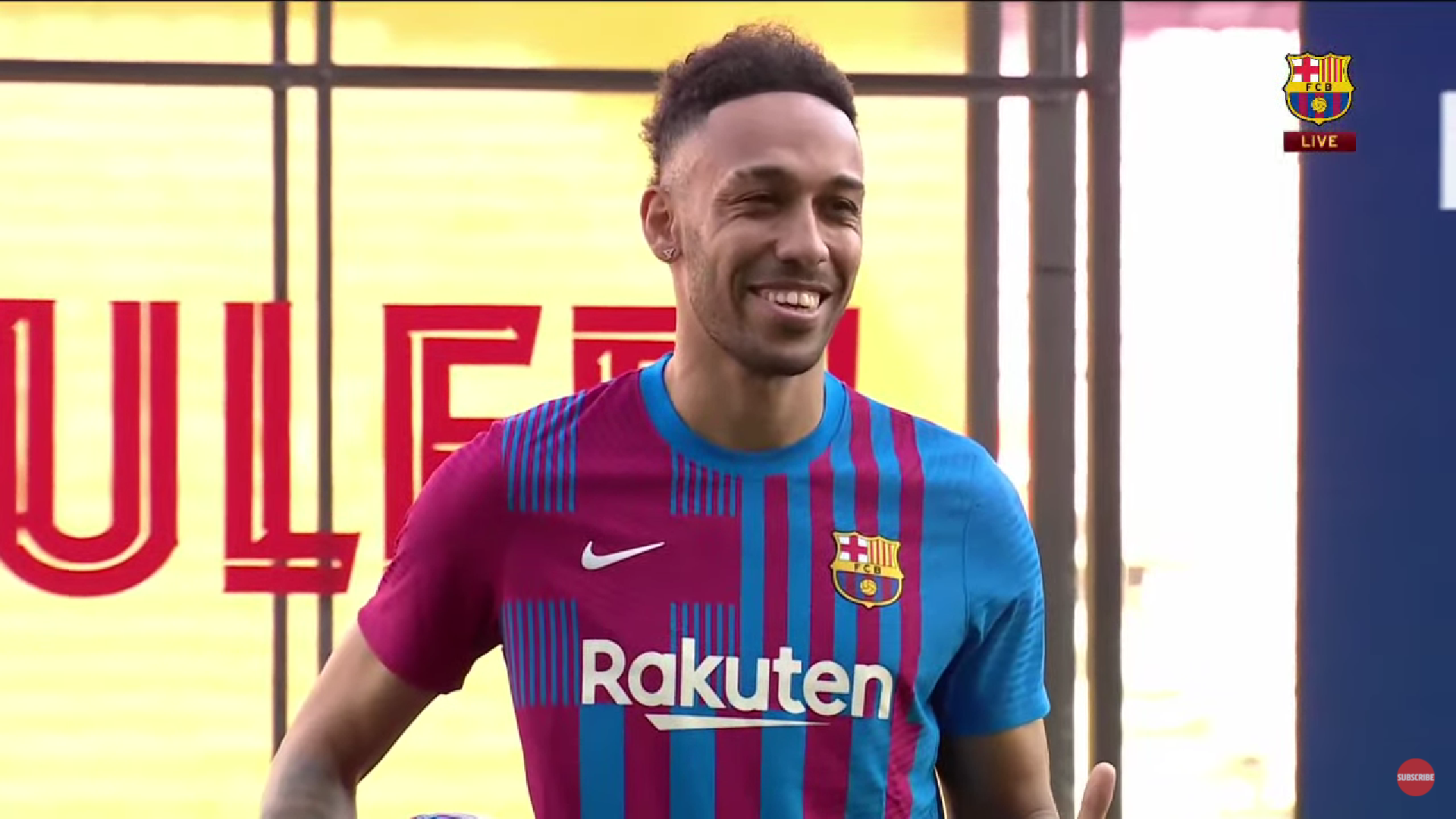 VIDEO: Perkenalan Pierre-Emerick Aubameyang di Camp Nou