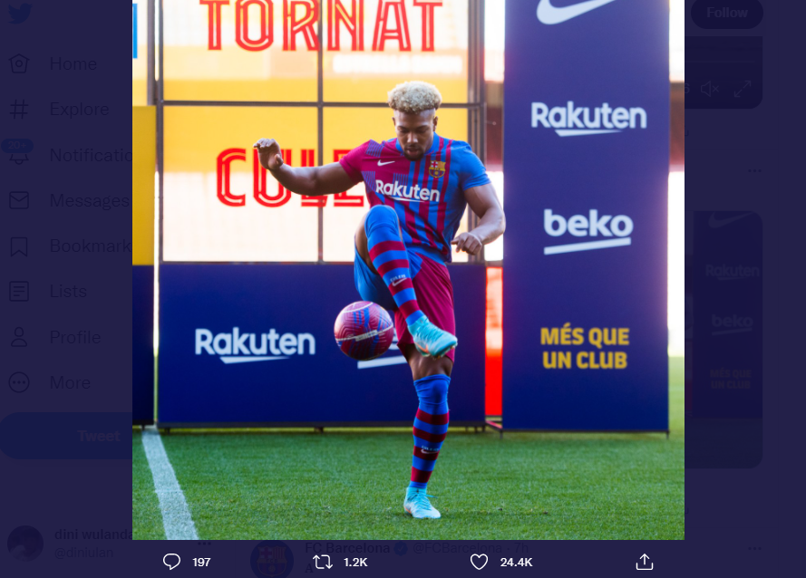 VIDEO: Adama Traore Pamer Kebolehan Saat Perkenalan Resmi sebagai Pemain Barcelona